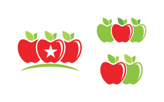 Apple fresh logo vector design icon illustration vx.8