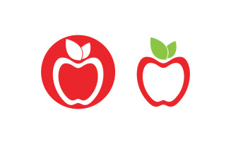 Apple fresh logo vector design icon illustration vx.9