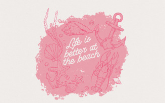 Coastal Aesthetic PNG, Summer PNG, Beach Aesthetic, Beach PNG, Lobster PNG, Oyster PNG, Tinned