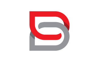 D letter icon design template, Icon Vector Template elements, Modern, Corporate V12