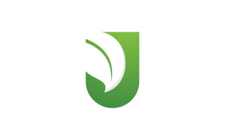 Letter J logo symbol design template elements V16