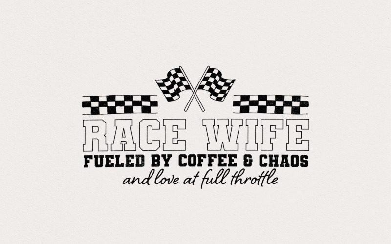 Wife PNG, Race Wife Era PNG, Trendy Wife Shirt PNG, Cool Wife PNG, Racing Shirt PNG, Sublimation Illustration