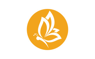 Butterfly Beauty Vector icon logo design template v.38