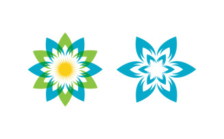 Nature leaf ecology vegan concept Logo illustration v.67