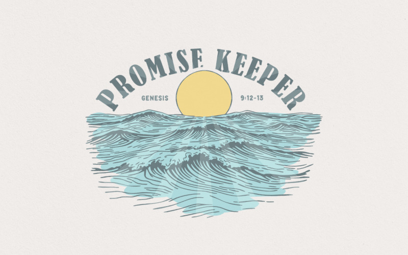 Promise Keeper PNG Sublimation, Christian Designs, Jesus Designs, Bible Verse PNG, Faith PNG, Illustration