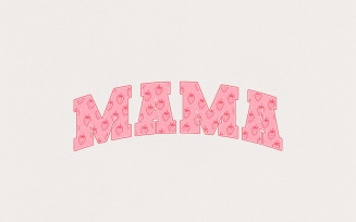 Retro Mama PNG, Strawberry Berry, First Summer, Trendy Mom, Spring PNG, Boho Floral, Grove PNG,