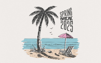Spring Break 2025 png, Spring Break PNG, Family Vacation 2025, Summer Vacation png, Iron on