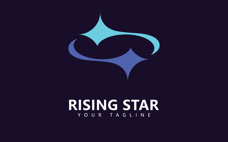 Star logo design template, Simple Star logo design V4 Logo Template