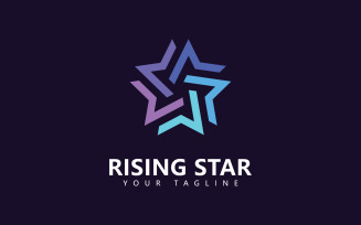 Star logo design template, Simple Star logo design V5