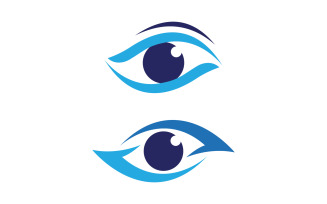 Branding Corporate Health Eye Care vector Logo design v.42