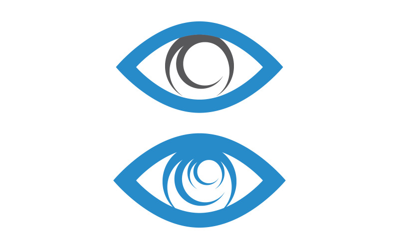 Branding Corporate Health Eye Care vector Logo design v.50 Logo Template