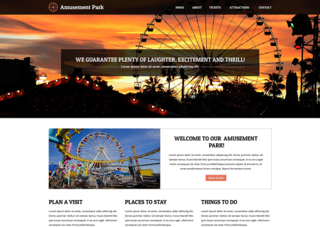 Amusement Park Responsive