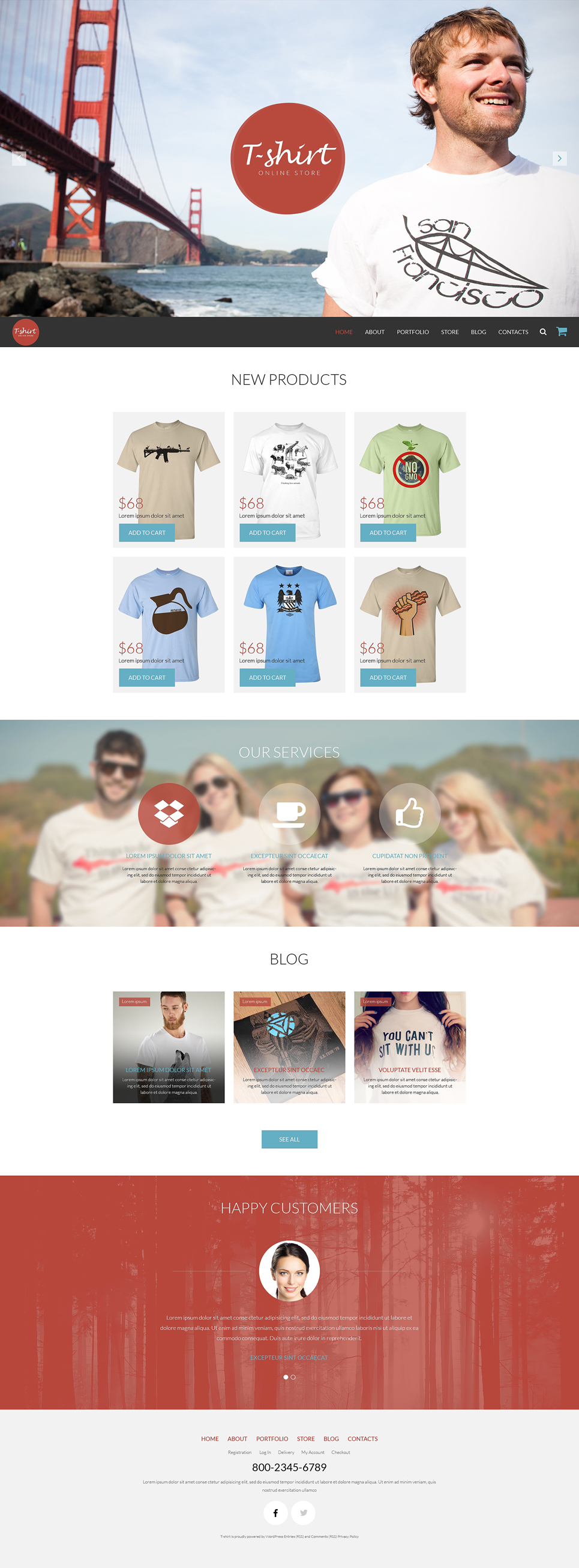 Any Taste TShirts WooCommerce Theme New Screenshots BIG