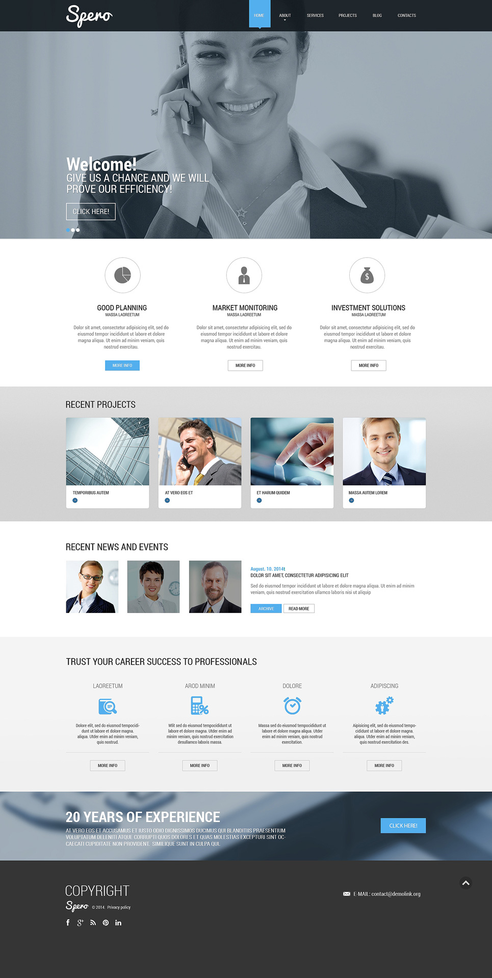 Business Responsive Website Template New Screenshots BIG