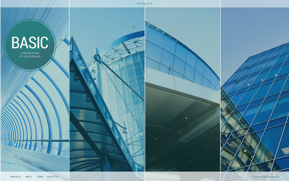 Construction Company Responsive Website Template New Screenshots BIG