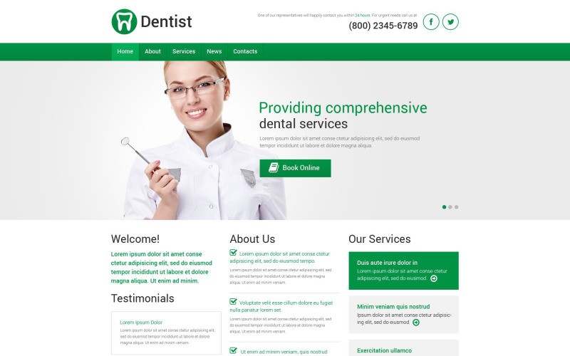 Dentistry Responsive WordPress Theme