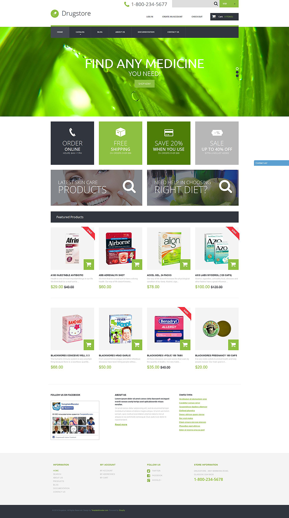 Drugstore Shopify Theme New Screenshots BIG