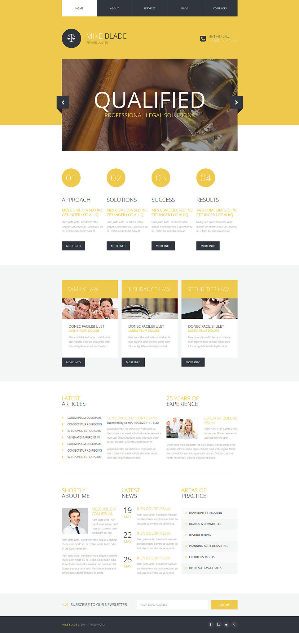 Lawyer Responsive Website Template New Screenshots BIG