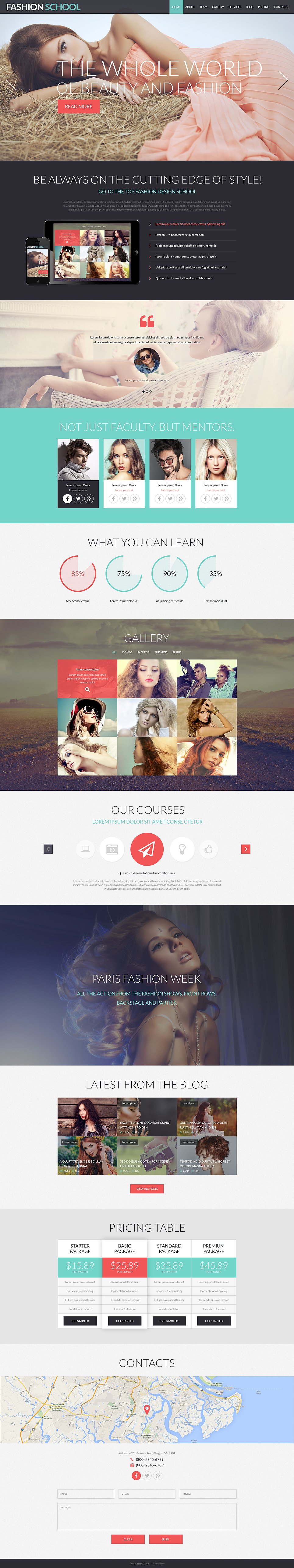 Model Agency Responsive Joomla Template New Screenshots BIG