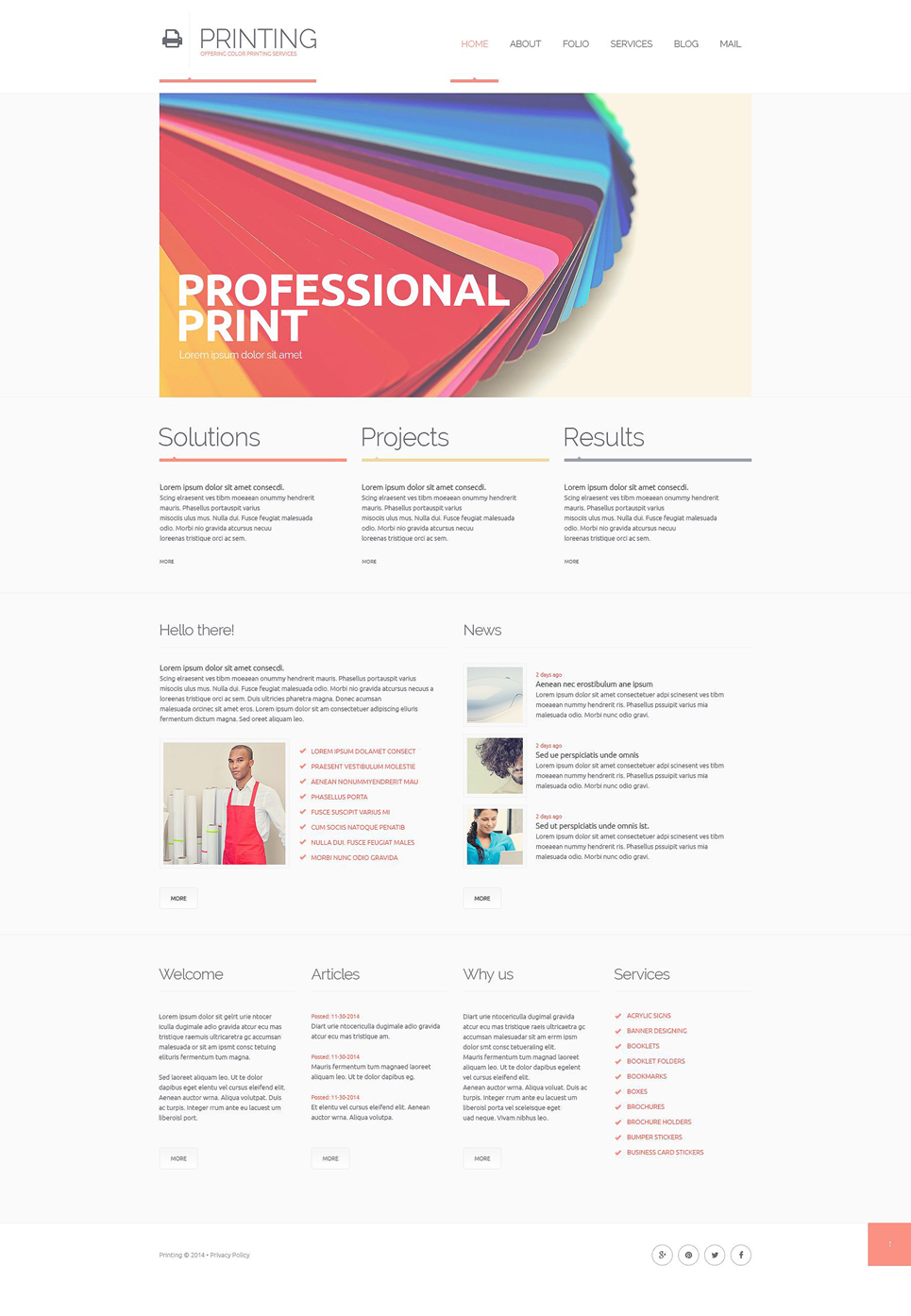 Print Shop Responsive Website Template New Screenshots BIG