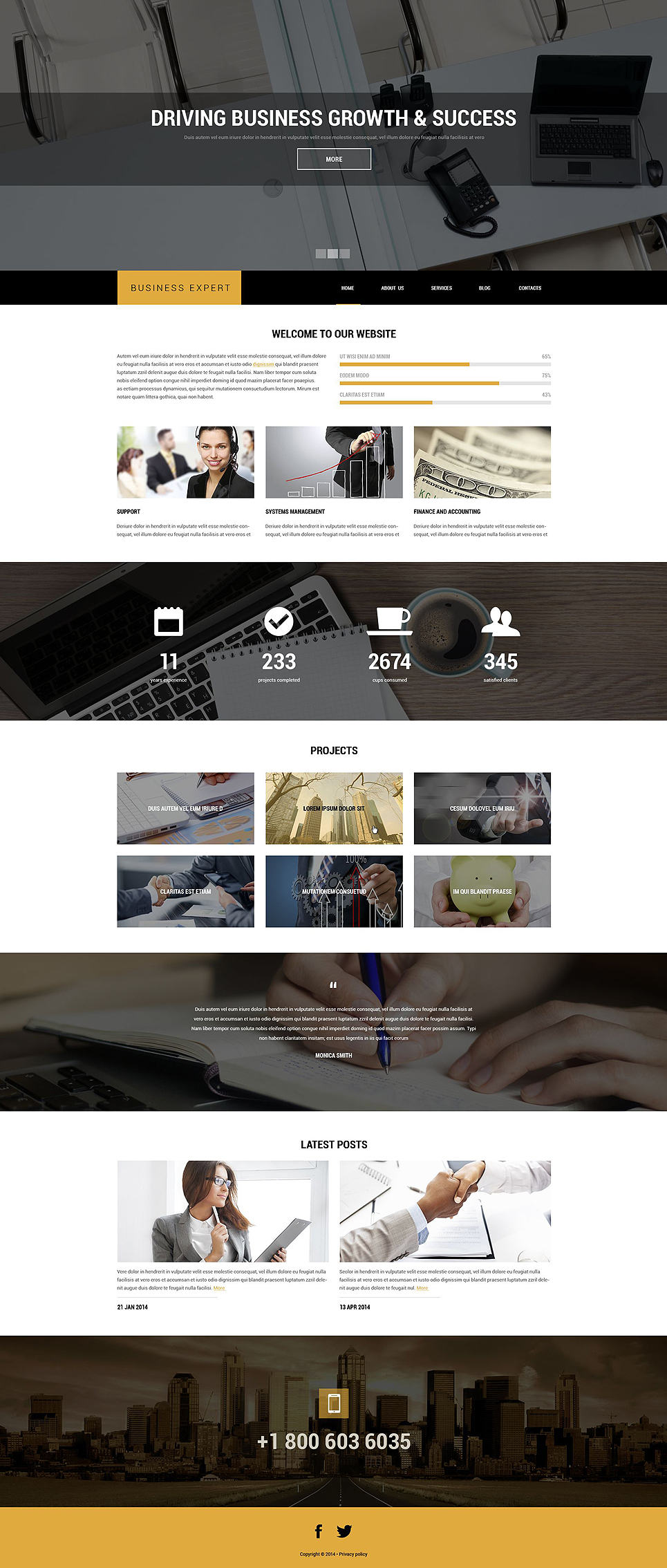 Professional Business Advice Drupal Template New Screenshots BIG