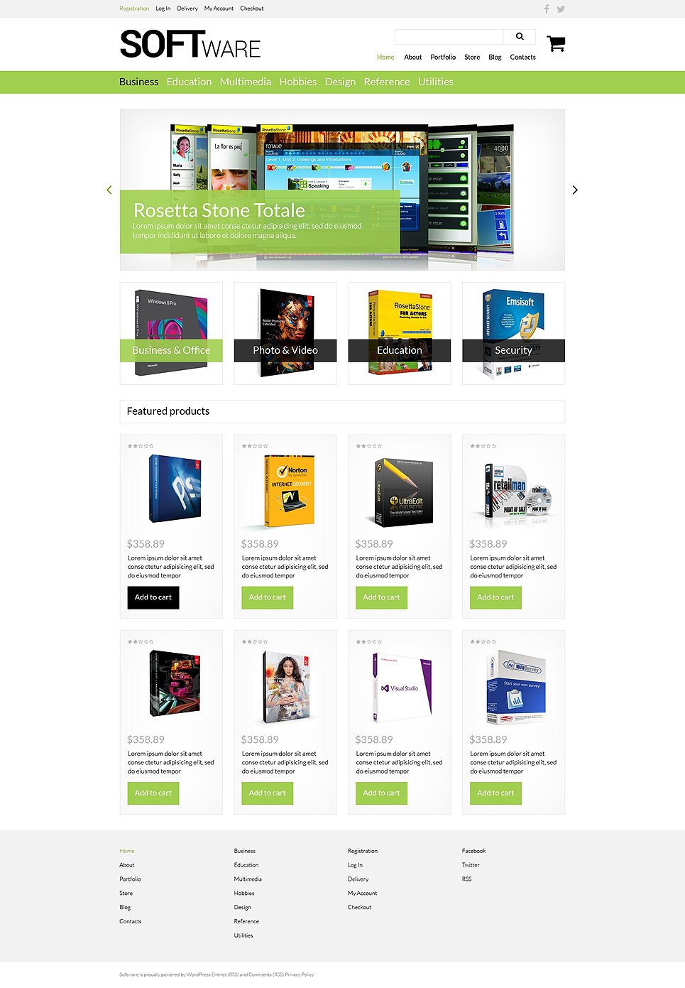 Software Store WooCommerce Theme New Screenshots BIG