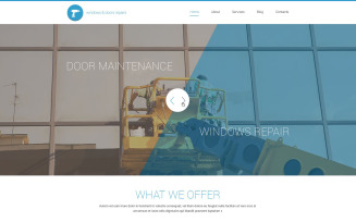 Windows Doors Repair WordPress Theme