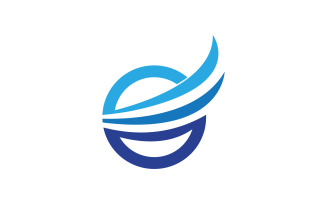 Eagle hawk wing icon Template logo design v.25