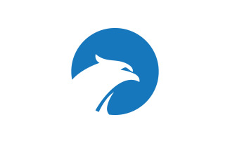 Eagle hawk wing icon Template logo design v.31