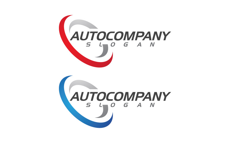 Racing Auto car Logo Template vector design illustration v.10