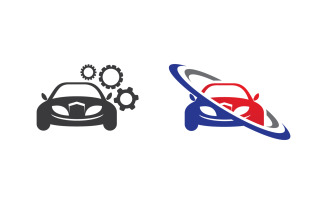 Racing Auto car Logo Template vector design illustration v.11