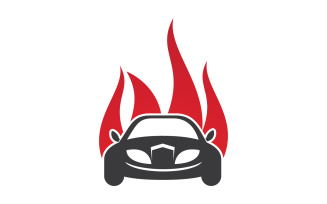 Racing Auto car Logo Template vector design illustration v.13