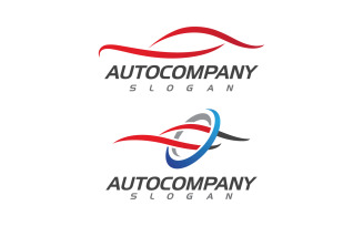 Racing Auto car Logo Template vector design illustration v.14