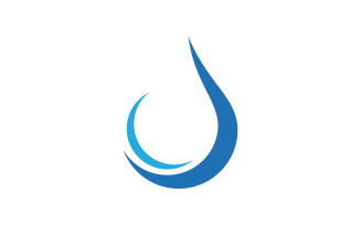 Water drop Plumbing Logo Template vector illustration vv.75