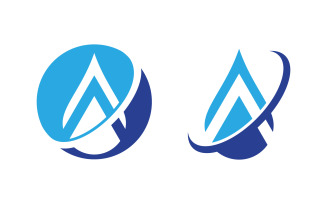 Water drop Plumbing Logo Template vector illustration vv.77