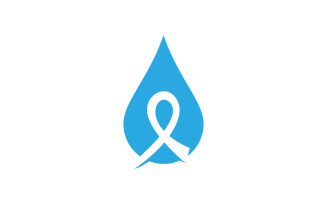 Water drop Plumbing Logo Template vector illustration vv.78