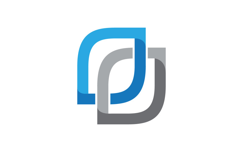 Chain Linked Logo Business corporate illustration v.18 Logo Template