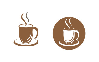 Coffee Shop logo Templates Vector design illustration v.10