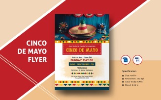 Customizable Cinco De Mayo Party Flyer