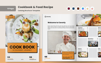 Elegant Recipe Brochure for Culinary Projects