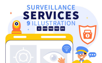 9 Surveillance Services Illustration
