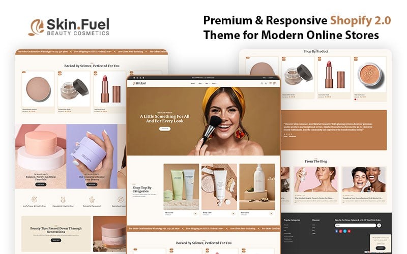 SkinFuel – The Shopify Theme That Elevates Beauty & Skincare Brands