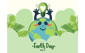 Earth Day Celebration Illustration