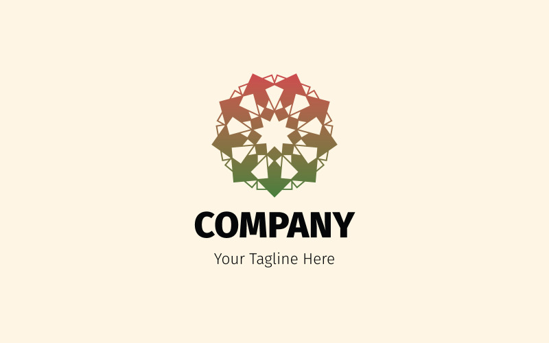 Modern Geometric Logo Design Template For Startup Business Logo Template