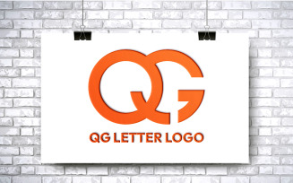 QG Letter Logo Design Concept Template