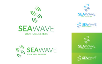 Sea Wave S Letter Logo Template V1