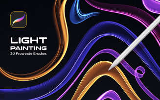 Light Painting Procreate Brushes 2