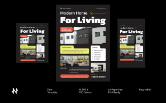 lReal Estate Flyer Bento Style