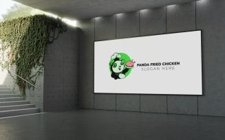 Panda Fried Chicken logo design