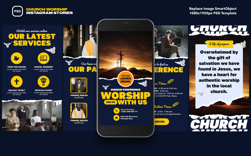 Church Worship Instagram Stories Social Media